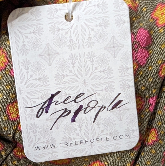 Free People IRL Floral‎ Printed Skirt NWT - Picture 5 of 5